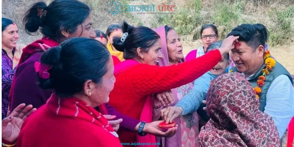 पाल्पा १ मा चुनावी भेटघाटमा व्यस्त राना