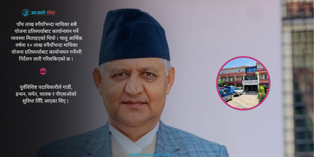 लुम्बिनीले एकवर्ष अघि नै खारेज गरेको थियो पूर्वविशिष्ट पदाधिकारीको सेवा सुविधा