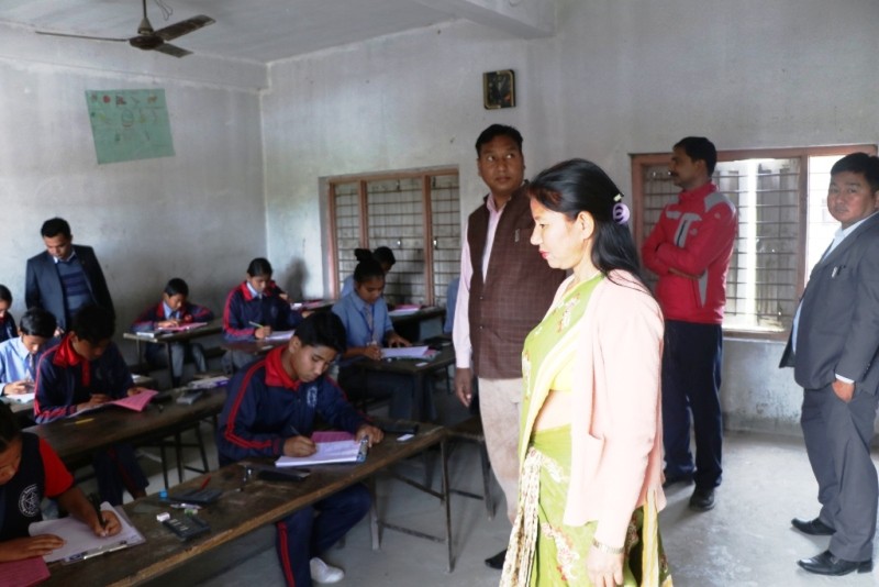 राप्ती गाउँपालिकामा परीक्षा  मर्यादित