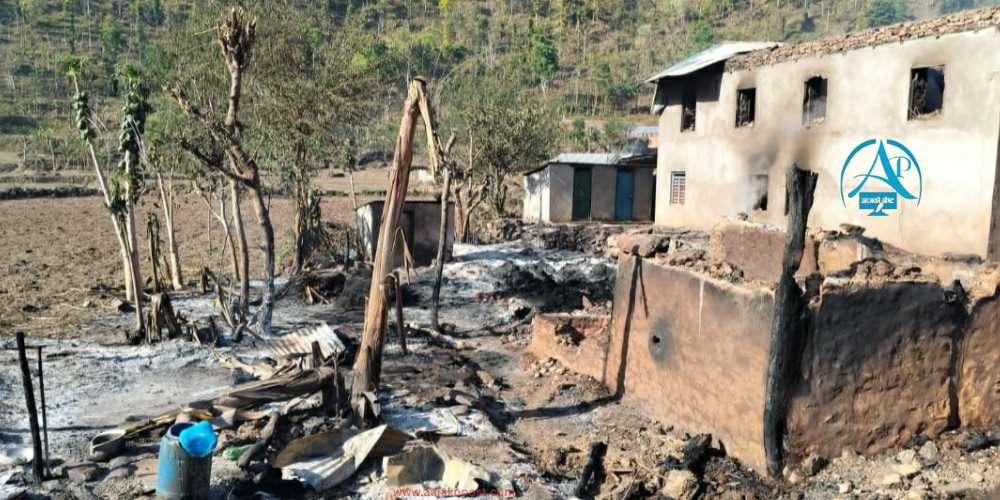 ऐरावतीमा आगलागी हुँदा ९३ लाख क्षति