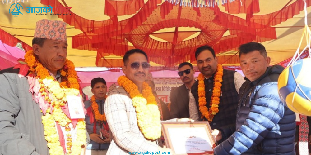 मन्त्री राणाले गरे स्याउलेमा वार्षिकोत्सव उद्घाटन