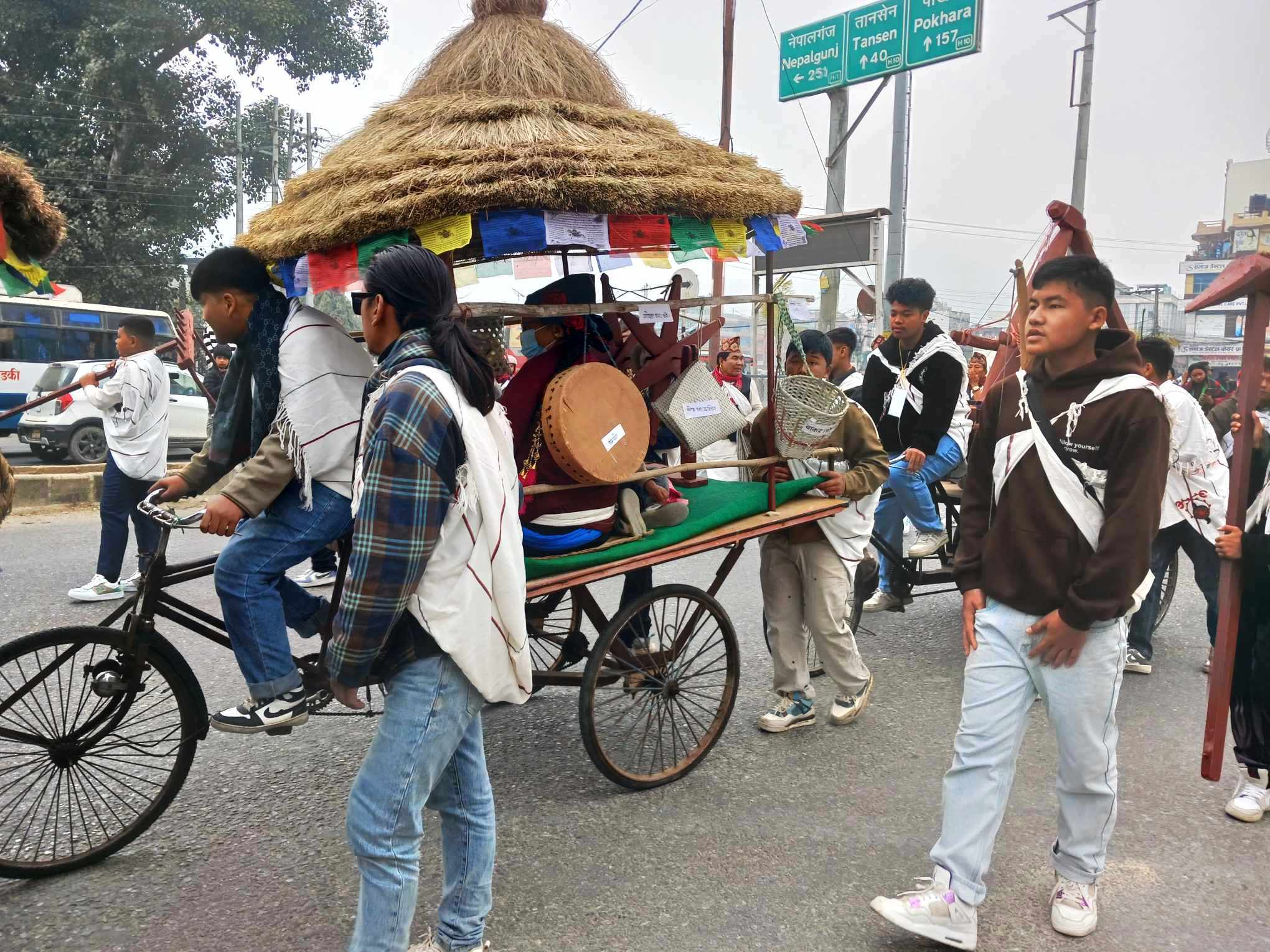 ल्होसारमा बुटवलमा बृहत शान्ति र्‍याली 